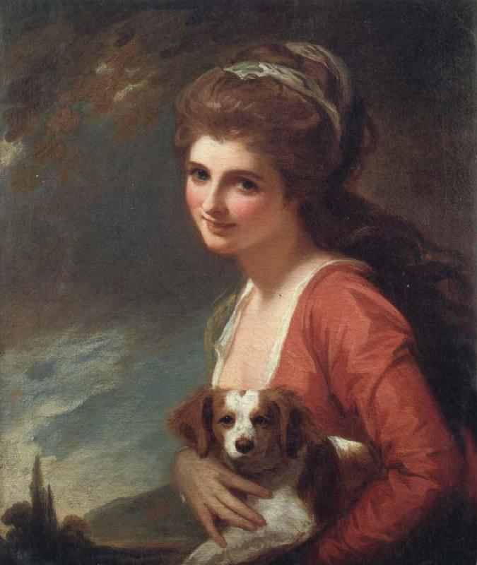 George Romney Lady Hamilton as Nature oil painting picture